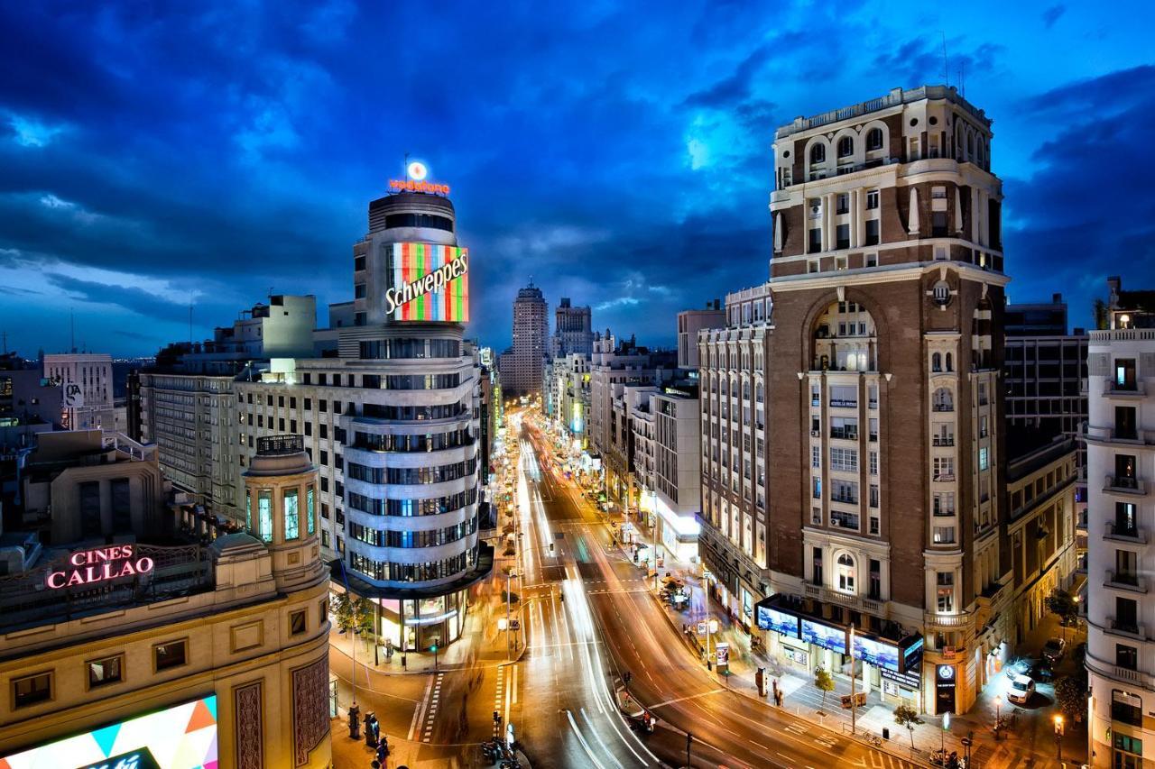 Bed and Breakfast Sol Montera & Parking Tph Madrid Exteriér fotografie