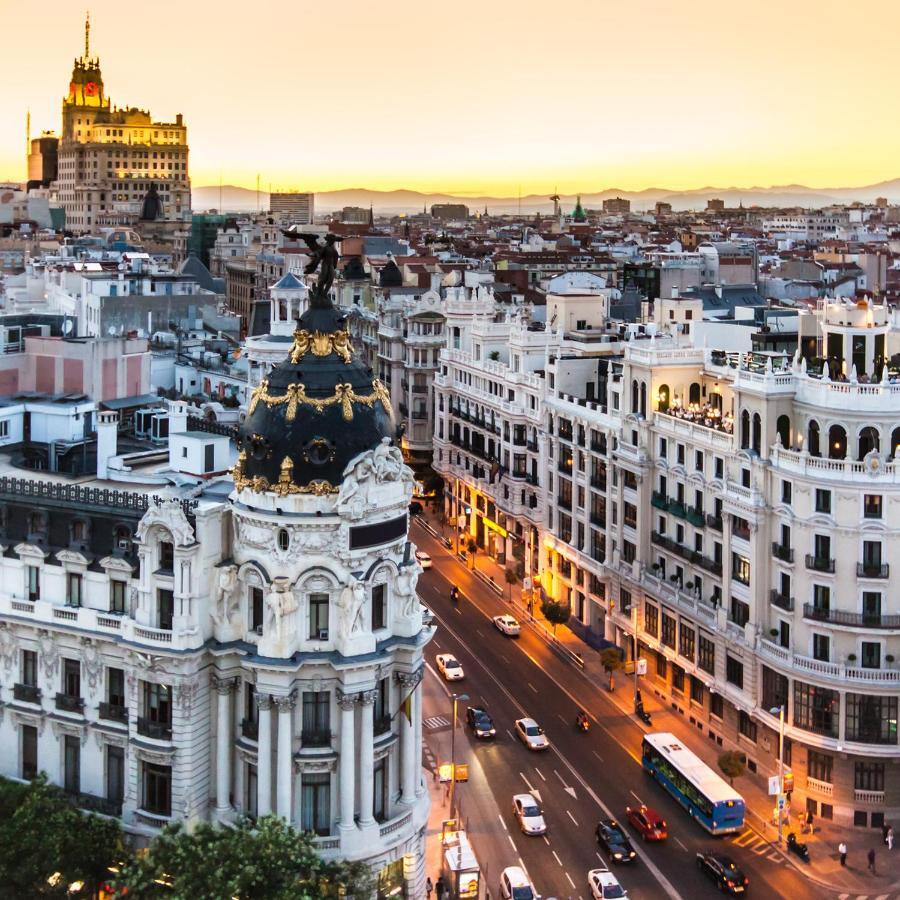 Bed and Breakfast Sol Montera & Parking Tph Madrid Exteriér fotografie